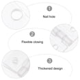 thumbnail image 2 of MasteelfCA 10pcs Acrylic Jewelry Box Closing Case Connecting Hinges Crafts Mounting Hinge, 2 of 7