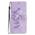 thumbnail image 2 of TECH CIRCLE for Google Pixel 8 Pro,Google Pixel 8 Pro Wallet Case with Wristband Slim Shockproof PU Leather Embossed Pattern Folding Stand Card Slots for Google Pixel 8 Pro 6.7" 2023,Purple, 2 of 11