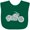 Green, variant on Inktastic Distressed Motorcycle Boys or Girls Baby Bib