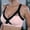 Pink, variant on Women's Tanks Women Fitness Sports Bra with Back Pocket and Phone Holder for Yoga Training and Gym Activities Black L