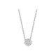thumbnail image 1 of Collar Xtellar plateadoCírculo Mujer Dije Cadena Plata 925 Elegante, 1 of 4