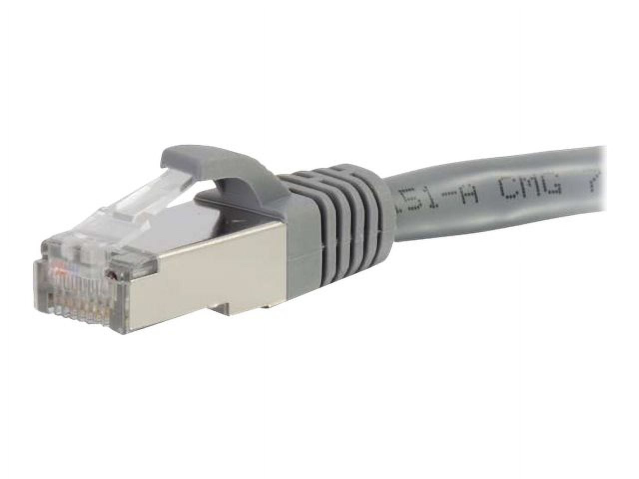 C2G 20ft Cat6 Snagless Shielded (STP) Ethernet Network Patch Cable - Gray - patch cable - 20 ft - gray