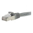 thumbnail image 3 of C2G Câble Ethernet Cat6 de 20 Pi - Blindé Sans Accroc (STP) - Gris - Câble de Raccord - RJ-45 (m) vers RJ-45 (m) - 20 Pi - Paire Torsadée Blindée Tamisée (STP) - CAT 6 - Moulé, Sans Accroc, Échoué - Gris, 3 of 5