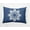 Blue, variant on Simply Daisy 16" x 16" French, Country Blue, White, Multi-color Polyester Throw Pillow