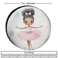 thumbnail image 2 of Spare Tire Cover Ballerina Girls Wheel Tire Covers for Travel Trailers Protectors Weatherproof Dust-Proof Ballet Dancer Tire Cover Fit for SUV Truck Travel Trailer 13inch, 2 of 8