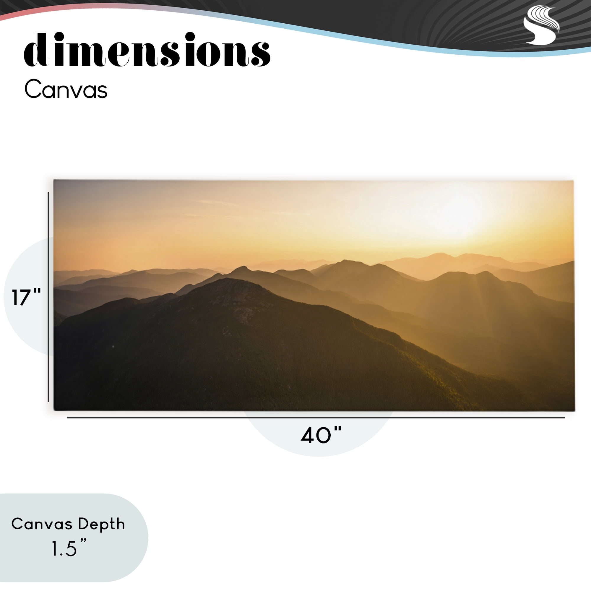 Stupell Industries Sunrise Over The Adirondacks Canvas Wall Art, design by Jonathan Zaharek