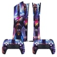 thumbnail image 2 of Skin Sticker for PS5 Slim Standard Disc Digital Edition Console and Controllers Decals for Playstation 5 (Hero,PS5 Digital Edition), 2 of 5
