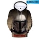 thumbnail image 1 of Sudaderas con capucha de Yoda para bebé mandaloriano de Disney, chaqueta informal para adultos y niños, jersey de Cosplay de tallas para niños, UnisexAzul oscuro ANiños130 Deng Xun unisex, 1 of 2
