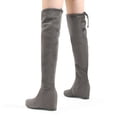 thumbnail image 5 of Women's Over The Knee Thigh High Stretch Boots Shoes Pointed Thick Heel Knee Boots Knee Boots Female High Heel Elastic Boots Female Fall And Winter Slope Boots Long Tube Within The High Female Boots, 5 of 6
