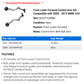 thumbnail image 2 of Front Lower Forward Control Arm Set - Compatible with 2008 - 2013 BMW 135i 2009 2010 2011 2012, 2 of 2