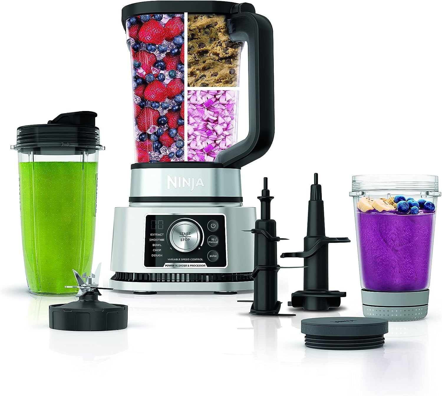 Nutri Ninja®| Ninja Blender Duo™ with Auto-iQ® BL642 | 1200W Power