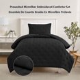 thumbnail image 1 of Mainstays 2-Piece Comforter Set, Rich Black, Twin, 1 of 9