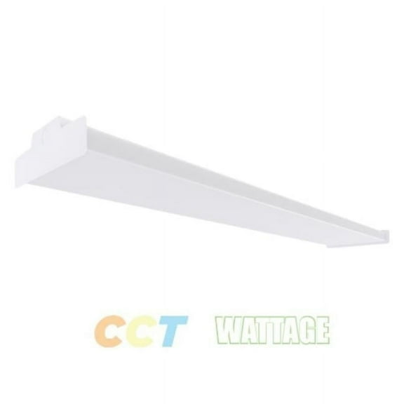 Portor PT-WAFA-4F9I-3CCT 4 ft. LED Wraparound Luminaire Light with CCT & Wattage Selector