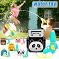 thumbnail image 2 of ren's Pull - Style Backpack Water Gun Toy With Handheld & Shoulder Strap For Easy Carrying - Squirt & Spray Action For Beach Pool Outdoor Summer Fun - For Boys, 2 of 3