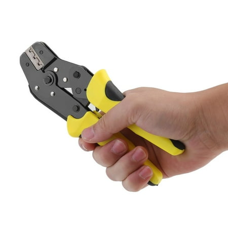 4 In 1 Multi Tool Kit Wire Ratchet Crimpers Engineering Ratchet Terminal Crimping Plier Crimper With Storage Bag