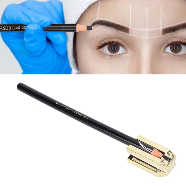 JUEGO DE SACAPUNTAS DE CEJAS 4 EN 1, 5 LÁPICES, DURADERO, SEGURO DE USAR, JUEGO DE SACAPUNTAS DE CEJAS DE ALEACION PARA AFILPICES DE CEJAS