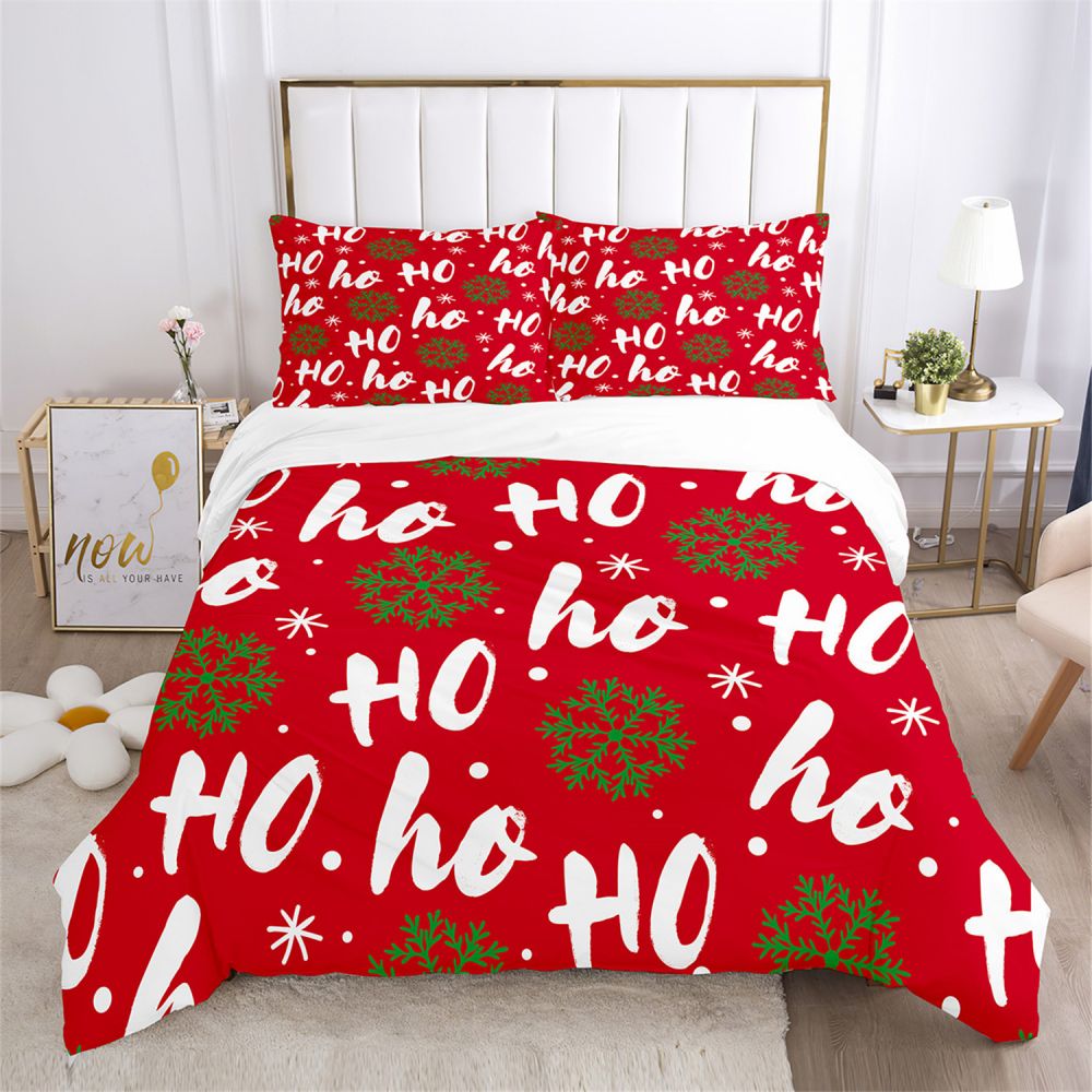 Santa Claus Christmas Bedding Bed Sets Twin Full Queen King Size Xmas