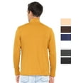 thumbnail image 3 of Stretch Is Comfort Men's Oh So Soft Luxe Mock Neck Turtleneck Long Sleeve Shirt | Adult Small- 5x, 3 of 6