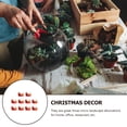 thumbnail image 4 of 10pcs Xmas Micro Paisaje Decoraciones Decorativas Mini Resina Navidad Casa Adornos, 4 of 7