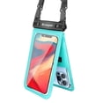thumbnail image 5 of Waterproof Cell Phone Pouch, Universal Touchscreen Waterproof Dry Bag Case with Neck Lanyard, Underwater Clear Cellphone Holder Large Protector for Smart Phones for Beach Pool Swimming, 5 of 11