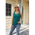 thumbnail image 5 of Summer New Solid Color Sleeveless Metal Ring Loose Women's Vest, 5 of 10