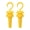 2pcs Yellow, variant on OIUR Bottle Wasp Trap Orchard Hanging Fly Trap Fruit Drosophila Catcher Garden Insect Control Trap Fits for Most Water Bottles