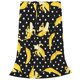 thumbnail image 2 of Fotbe Banana Manta de Franela Acolchonada con Estampado, Súper Suave y Esponjosa, Extra Grande para Sofá, Cama, Uso Todo el Año-80"x60", 2 of 7
