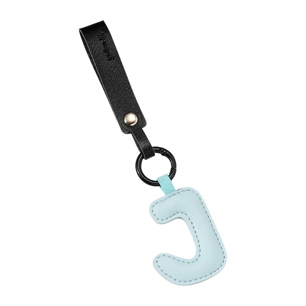 Accesorios para Coches Lindos Nuevo Cuero Carta Inglesa Llavero Colgante Bolsa de Llavero para Coches Accesorios para Coches Colgantes