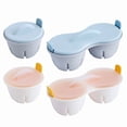 thumbnail image 6 of ZYXWVU Microwave Egg Cooker Egg Poacher Microwave Egg Cooker 2 Egg Capacity Dishwasher Safe Poached Egg Maker for Quick Breakfast, 6 of 7