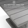 thumbnail image 4 of Best Choice Products 6-Piece Wicker Outdoor Patio Conversation Furniture Set w/ Height-Adjustable Dining Table, Cover, 4 of 7
