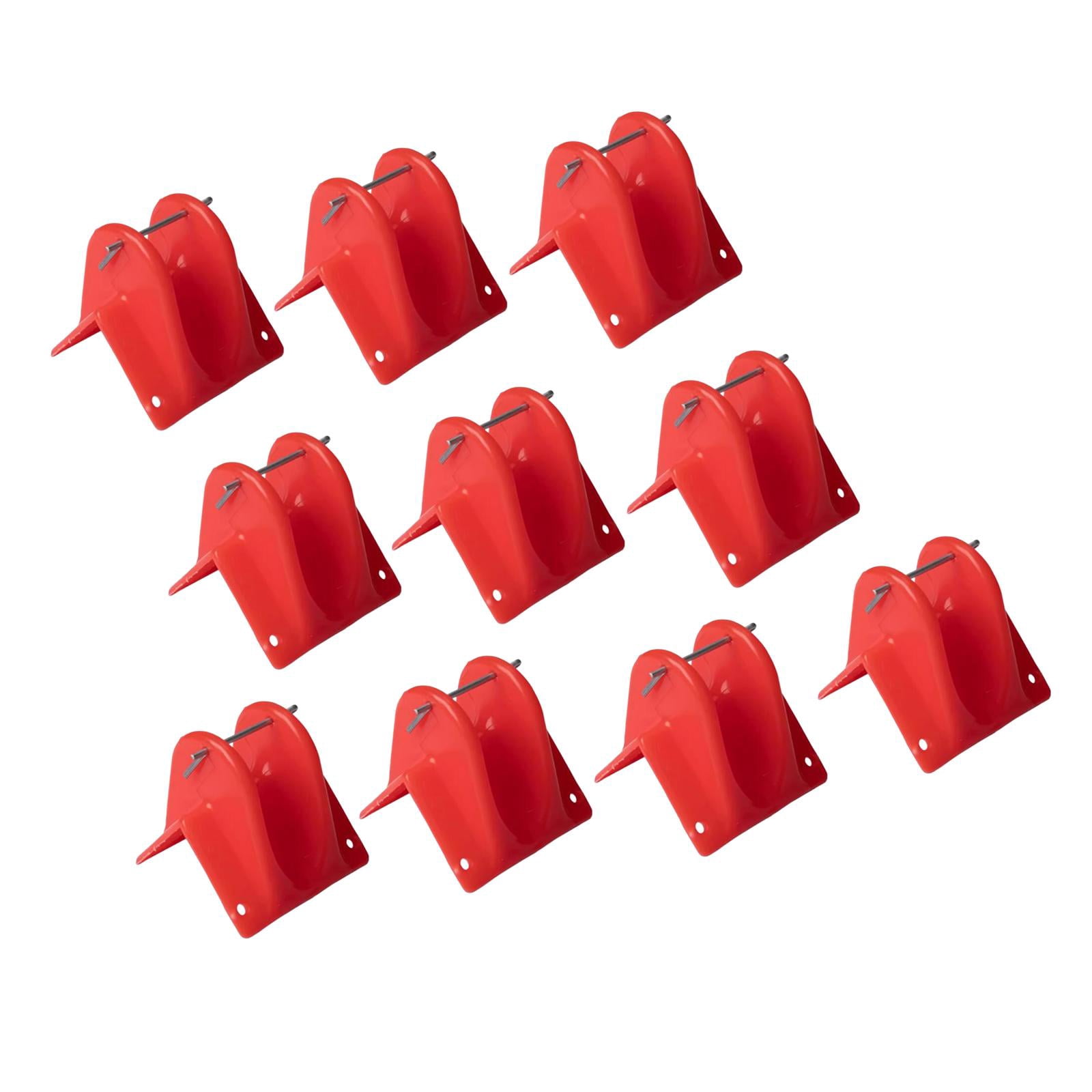 QccHieUs 10 Pieces Climbing Rope Edge Protector Rope Protector Portable Angle Guard Ropes