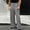 Grey, variant on Dpytoraw Men's Pleated Wide Leg Pants 3D Pleats Relaxed Fit Casual Trousers Black L
