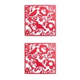 thumbnail image 1 of Panel divisor de habitación DIY Wosthever moderno duradero y plegable Gráfico del pájaro rojo 2Conjunto, 1 of 6