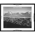 thumbnail image 5 of Art.com Mt. Moran And Jackson Lake From Signal Hill Grand Teton NP Wyoming. 1933-1942 Art Print by Ansel Adams, Black Frame Wall Art, 29" x 23", 5 of 5