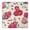 White-65, variant on Square Tablecloth with Elastic Edges 36 * 36 Inch Pioneer Waterproof Pink Floral Feathers Table Cover Washable Indoor and Outdoor for Party Kitchen Dinner Banquet Patio Picnic