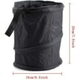 thumbnail image 4 of Cubo de basura plegable portátil para coche, 2 uds., cubo de basura plegable Universal para coche, cubo de basura colgante, caja de almacenamiento de viaje Zhivalor MZQ-0717, 4 of 9