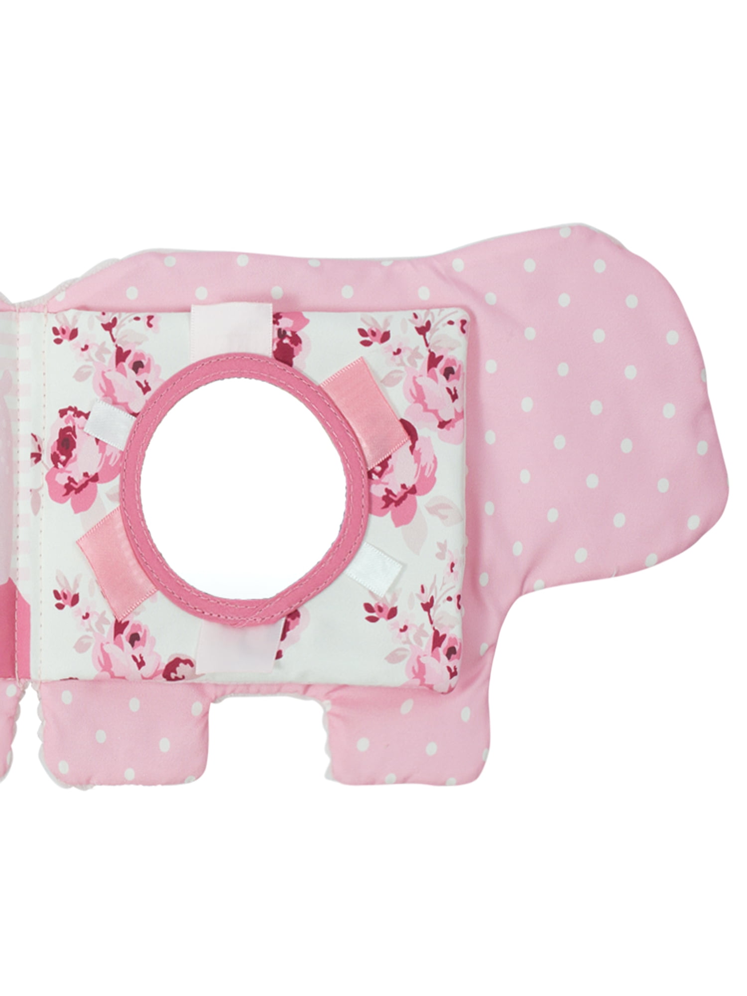 Modern Moments by Gerber Baby Girl Developmental Soft Crinkle Book, Pink Bear