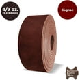 thumbnail image 3 of European Leather Work 8-9 oz. 3.2-3.6mm Vegetable Tanned Leather Belt Blanks Size: 1"x50"  Cognac Color  Full Grain Cowhide Leather Belt Straps/Strips for Tooling, Carving, Stamping, 3 of 7