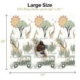 thumbnail image 5 of JumpOff Jo - Large Waterproof Foam Padded Play Mat for Babies, Foldable, Unisex, 70 in. x 59 in. - Safari, 5 of 9