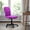 Purple, variant on Emma + Oliver Mid-Back Purple Quilted Vinyl Swivel Task Office Chair
