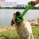 thumbnail image 5 of Juguetes duraderos para masticar para perros, juguetes extra grandes para perros con forma de hueso de 12,4 pulgadas con diseño convexo, juguete fuerte para tirar, 5 of 5