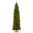 thumbnail image 2 of 10 ft. Artificial North Valley® Spruce Slim Christmas Tree, Green, Clear Lights, Includes Stand, 2 of 6