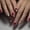 A14, variant on YTTAL Buy 2 Get 1 Free, Buy 4 Get 2 Free Press on Nails, Mint Green Butterfly French Tip Almond Fake Nails with Jelly Glue, Nail File & Buffer, Reusable Acrylic False Nails for Women