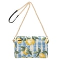 thumbnail image 2 of FORMRS Women Crossbody Purse with Chain Strap Vegan Leather Shoulder Handbag, Retro Lemon Leaves, 2 of 7
