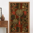 thumbnail image 4 of XMXT Japanese Noren Doorway Room Divider Curtain,Taiji Back Pattern Restaurant Closet Door Entrance Kitchen Curtains, 34 x 56 inches, 4 of 7