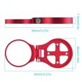thumbnail image 2 of Soporte de aleación de aluminio del vástago de bicicleta para Garmin/Cateye/Bryton/Wahoo Red, 2 of 4