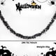 thumbnail image 1 of Xihbxyly Tiras Decorativas de Halloween, 2 M de Lana con Forma de Calavera de Calabaza, Murciélagos Colgantes Coloridos, Flores Colgantes, Material Duradero, Seguro para El Hogar o Fiestas, Acción de, 1 of 4