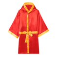 thumbnail image 2 of Naierhg Boxing Robe Silky Comfortable Loose Fit Long Sleeve Hooded Show Nylon Muay Thai Boxing Robe Boxing Performance, 2 of 8