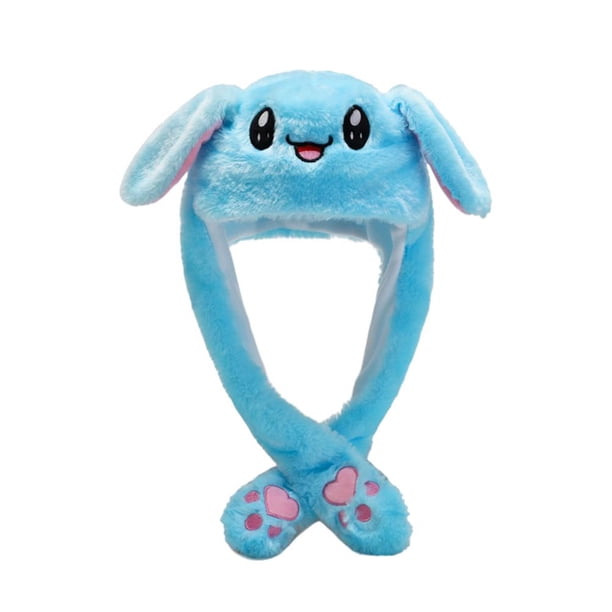 Sombrero De Conejito Con Orejas Móviles Lindo Sombrero De Felpa De Dibujos Animados Sombrero De Orejas Móviles Para Mujeres, Niños Y Niñas Minnieouse AP007690-03