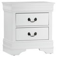 thumbnail image 2 of Lexicon Mayville Traditional 2-Drawer Wood Nightstand in White, 2 of 5